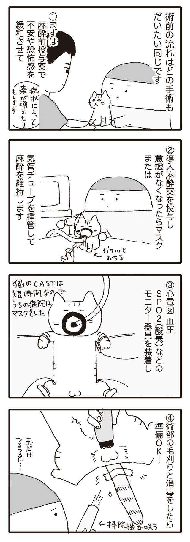 「なんと立派な...」動物病院での手術は驚きの連続。去勢手術はそんなに早く...？／いぬねこ動物病院日記 inunekonikki8-4.jpg