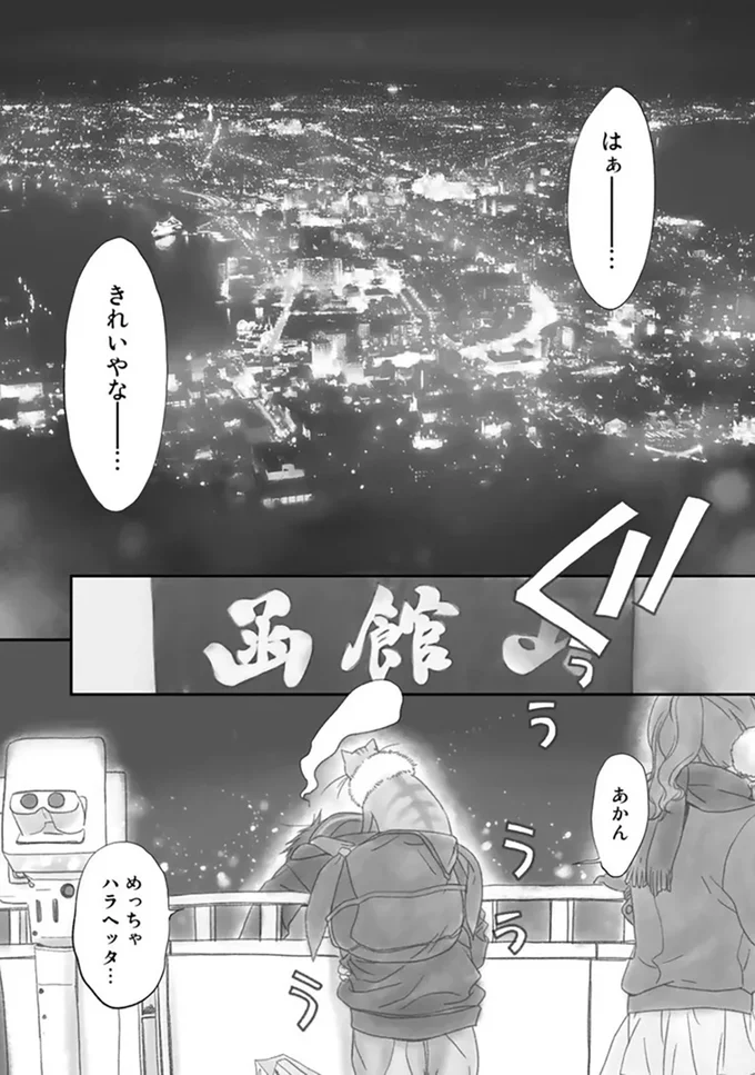 大学受験に失敗して猫と一緒に逃避行！ 計画なしに函館山まで来たけれど...／純喫茶ねこ jyunkissaneko1_3.webp