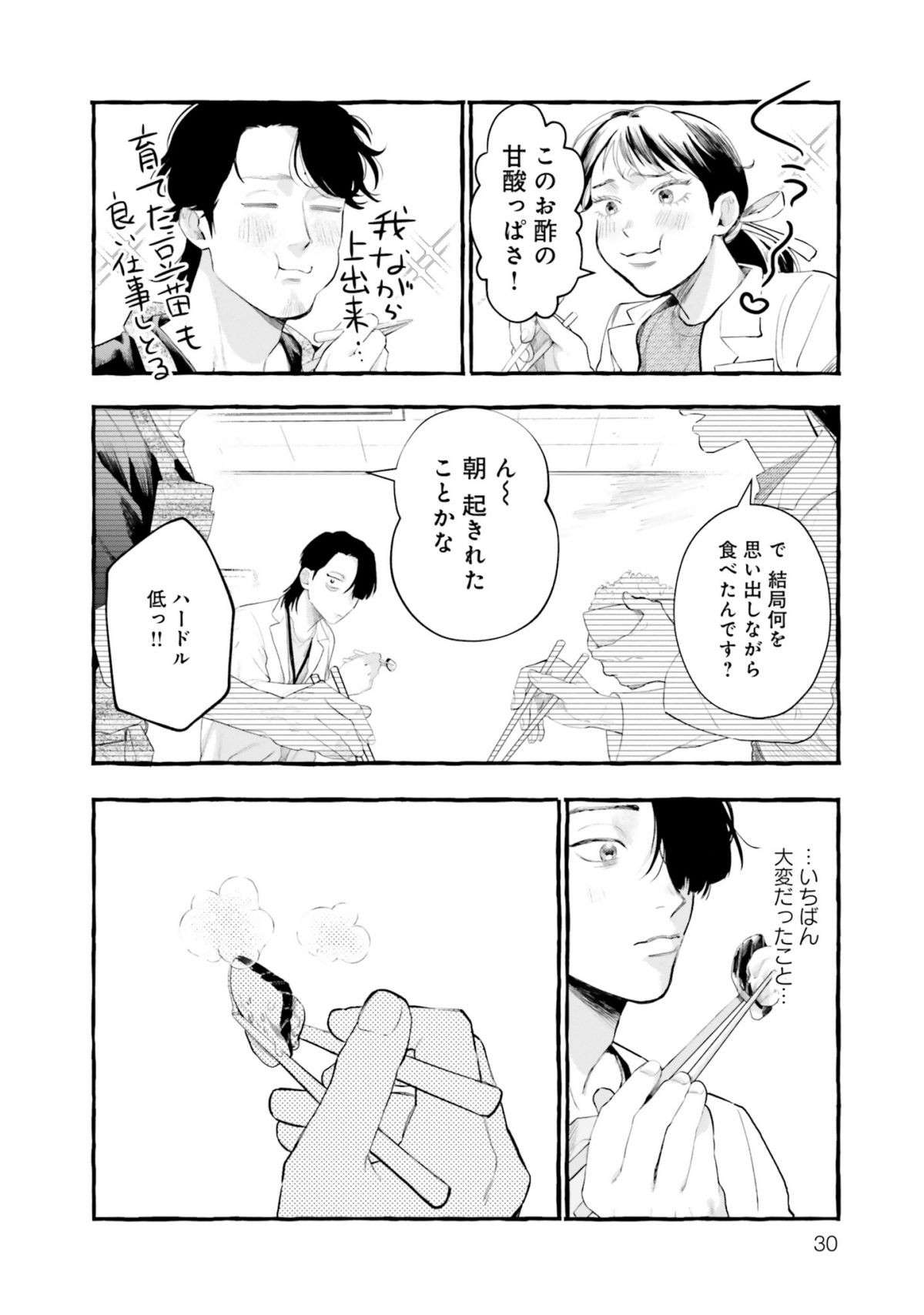 「その日一番頑張ったこと」を思い出しながらパクッ！ 疲れを癒すお酢料理／神辺先生の当直ごはん1 kanbe_touchokugohan1.3-4.jpg