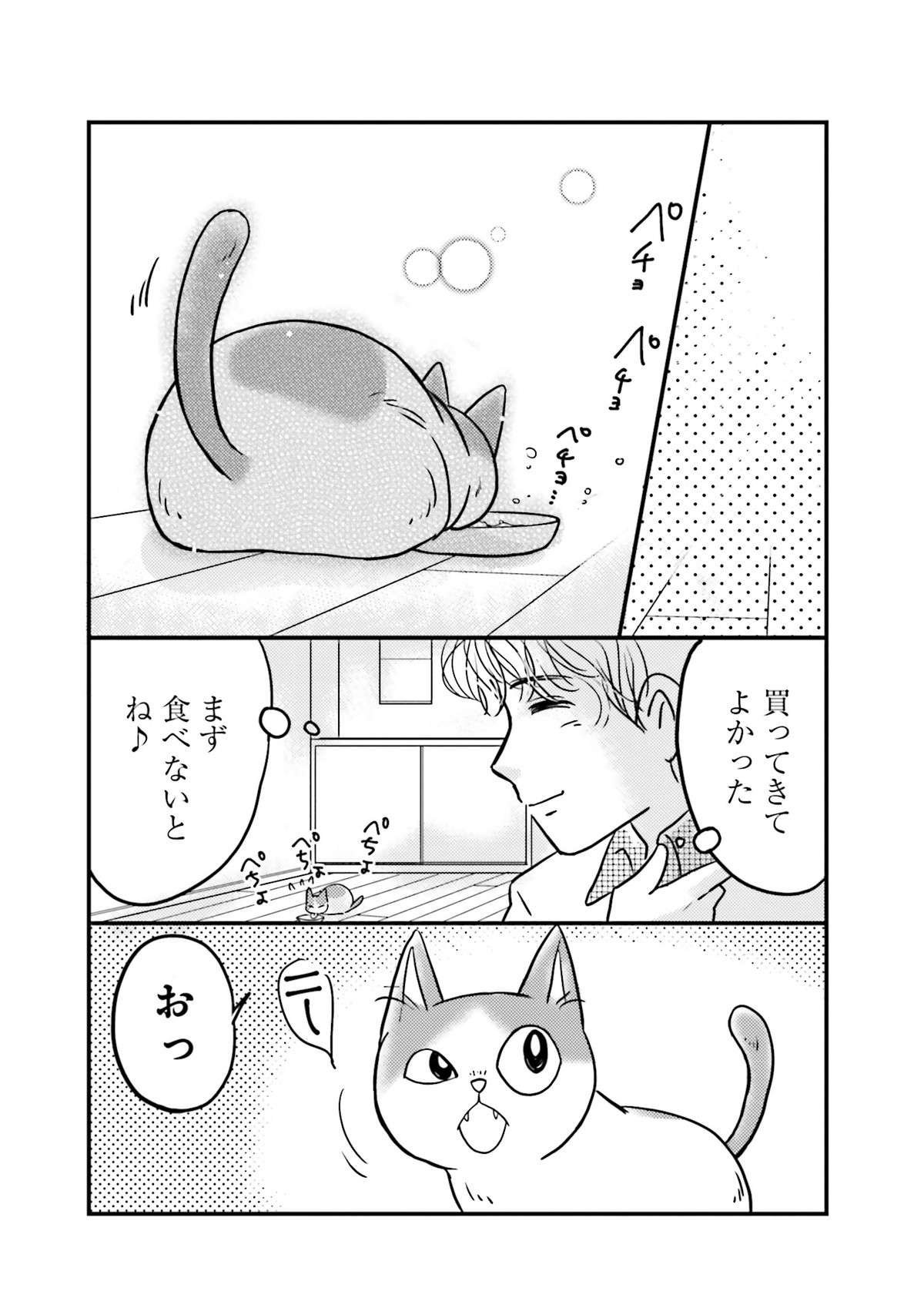 保護した子猫と暮らし始めて「気づいたこと」。ほかのペットも目にするようになって／彼とねこが待っている。2  karetoneko2-img-0020.jpg