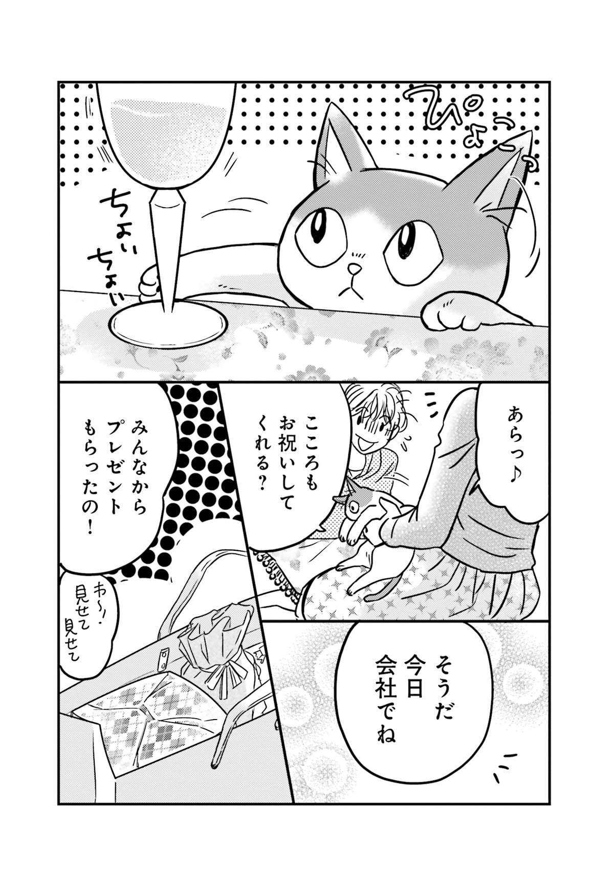 「これ猫の魔法かしらね」猫がうちに来てから「集まってくるモノ」とは？／彼とねこが待っている。2  karetoneko2-img-0076.jpg