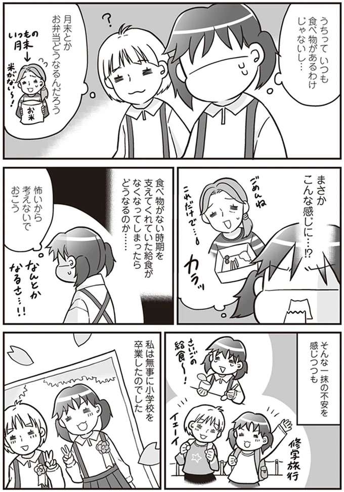 『明日食べる米がない！～親が離婚したら、お金どころか、なーんにもなくなりました!!』 komenai10_2.jpeg