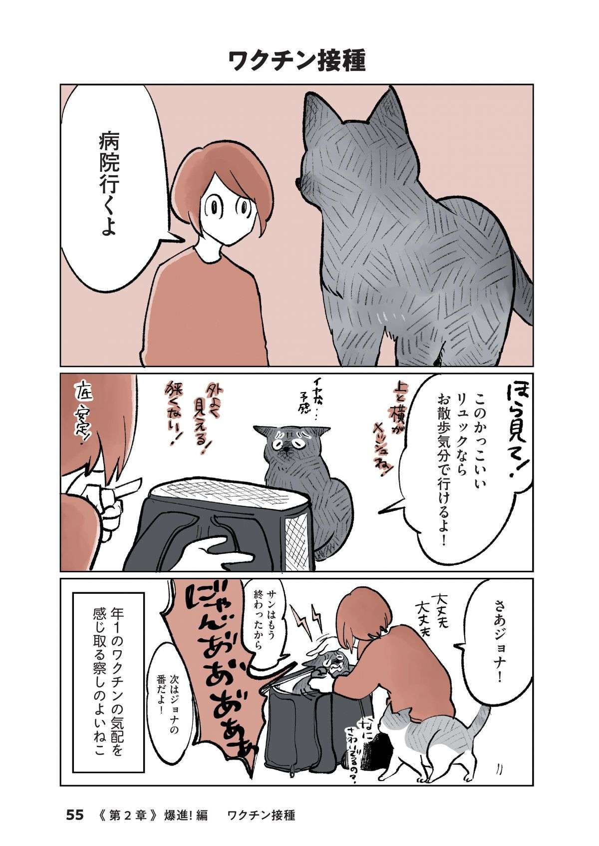 ビビリ猫、注射が怖くて「頭隠して尻隠さず」かわいすぎるワクチン注射奮闘記 ／こねこのドレイ koneko_dorei6-1.jpg