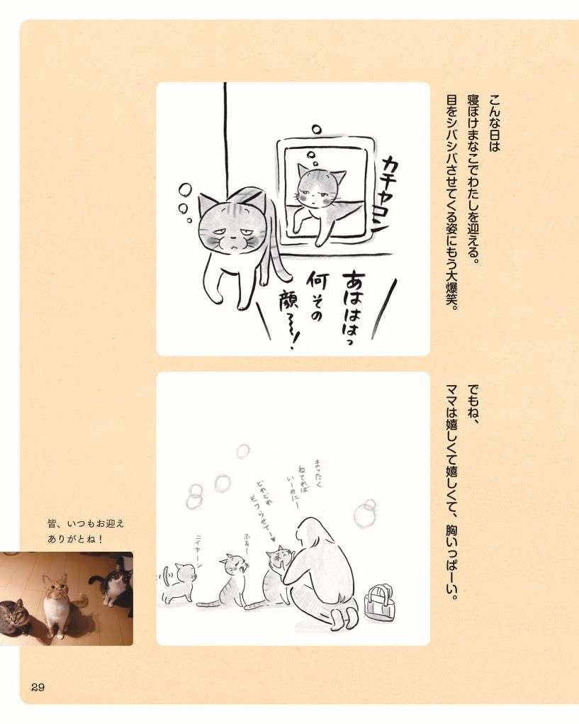 猫は快適な場所を見つけてくつろぐ。えっ、そこも!?／猫がいるしあわせ nekogairushiawase4_4.jpg