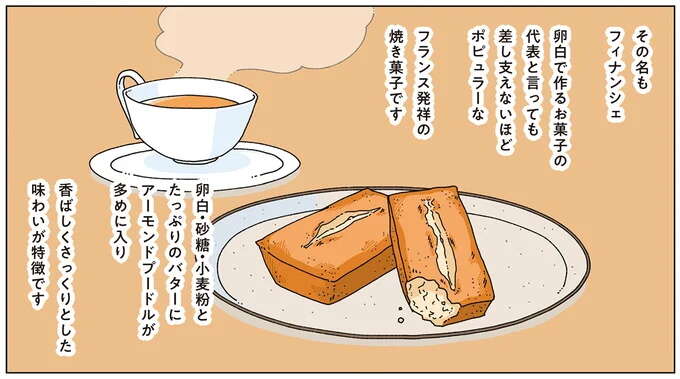 余りものの卵白が堂々と輝く焼き菓子に。昼下がりに焼くフィナンシェ/眠れぬ夜はケーキを焼いて4