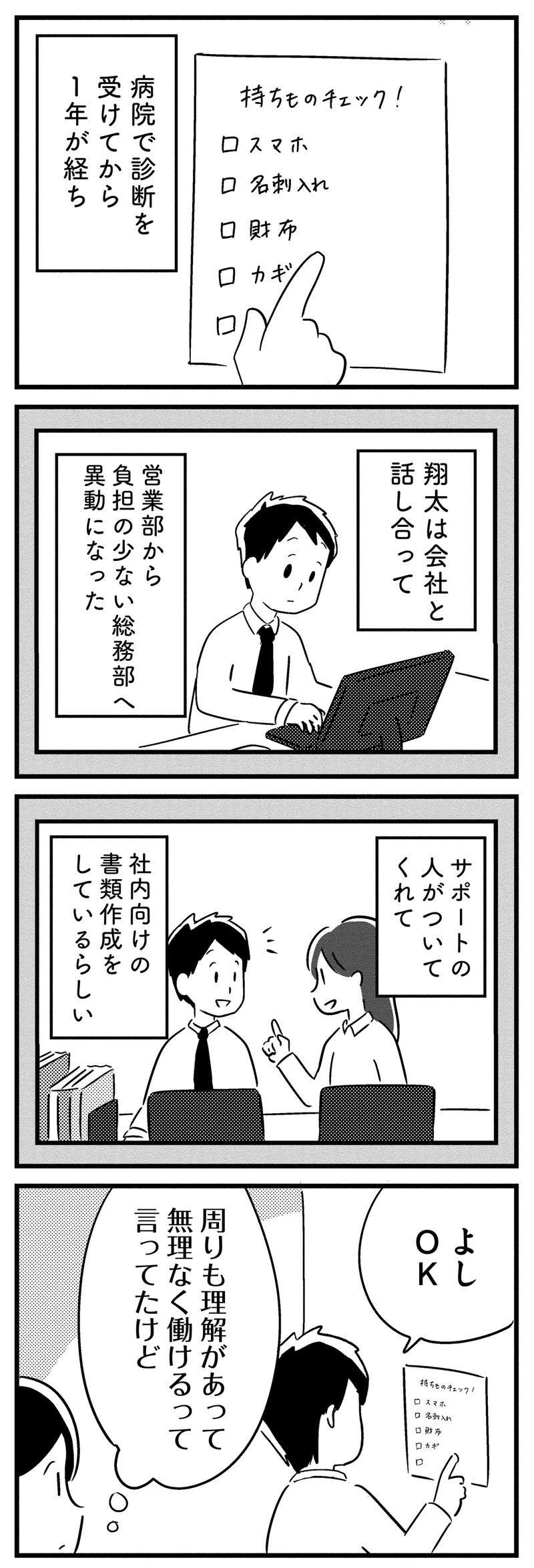 若年性認知症と診断され1年経ち――。支障なく暮らす夫から切り出されたこと／夫がわたしを忘れる日まで ottoga_050_3.jpg