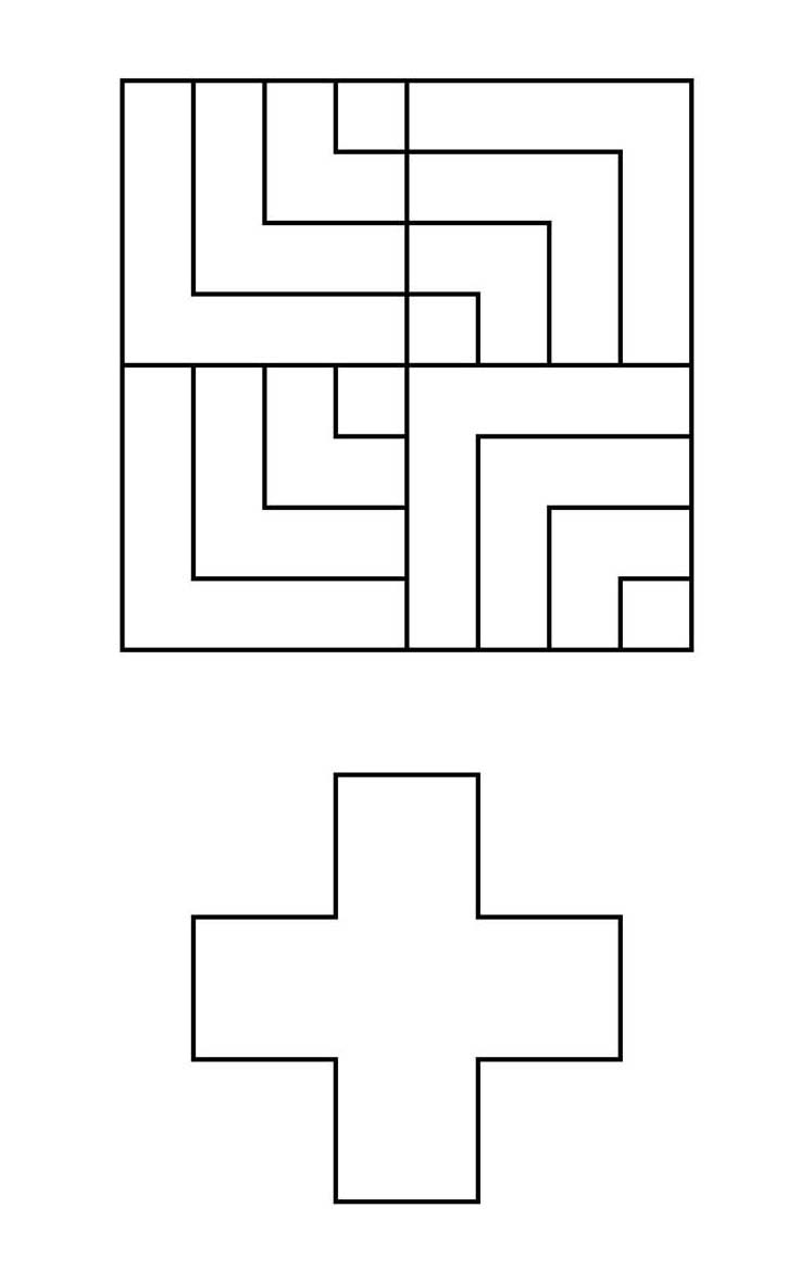 線をなぞって十字を探せ！ 視覚機能を鍛えるパズルに挑戦／脳トレ p105_01.jpg