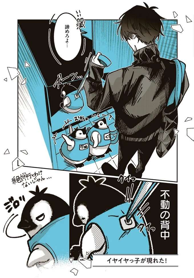 「動く気がないなら...」。ダイエットをする気がないペンギンに飼い主がスパルタ提案／ペンギン喫茶は今日も青天 penguincafe7_1.jpeg