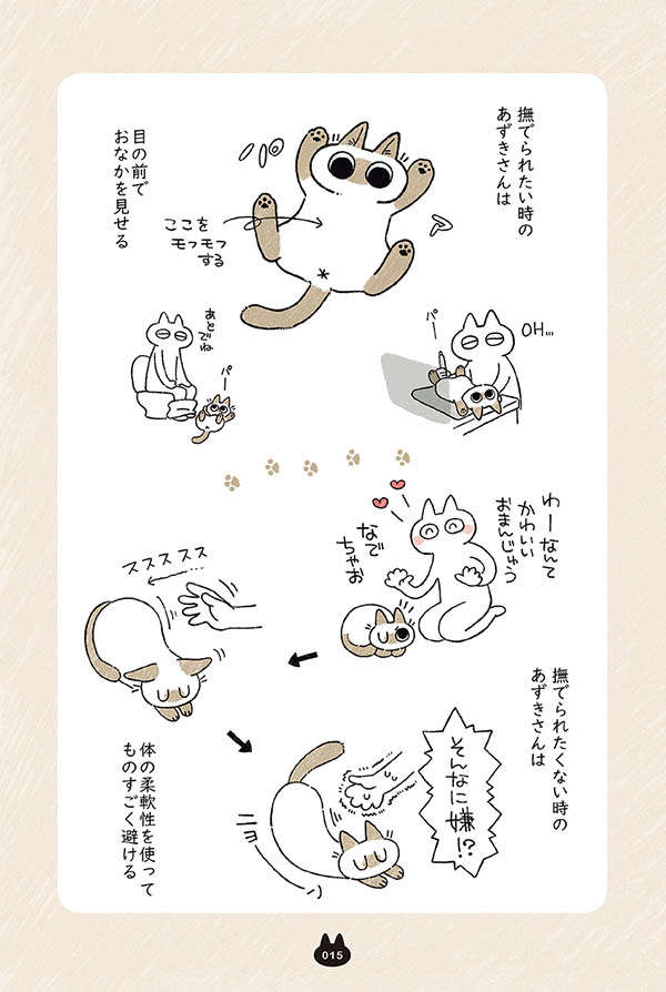 我が家の愛猫の可愛すぎる習性。抱っこされたくない時は...／シャム猫あずきさんは世界の中心 shamuneko02_03.jpg