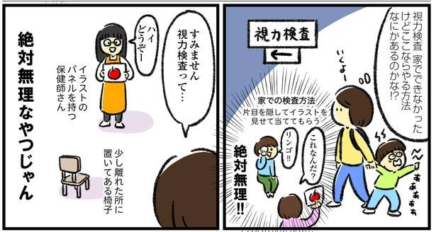 逃げる、暴れる！ 発達障がいがある息子の、3歳児検診が大変。落ち込んでもポジティブな母の育児奮闘記 shinmamahajimeteikuji_137.jpg