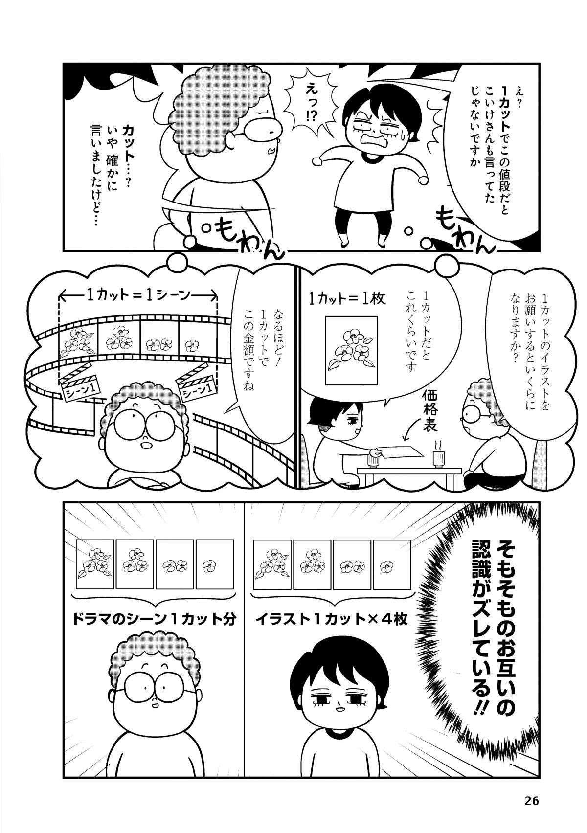 何枚描いてもギャラは同じ!? ディレクターが言う「1カット」とは／進め！イラストレーターin無茶振りテレビ業界 susume_illustrator4-6.jpg