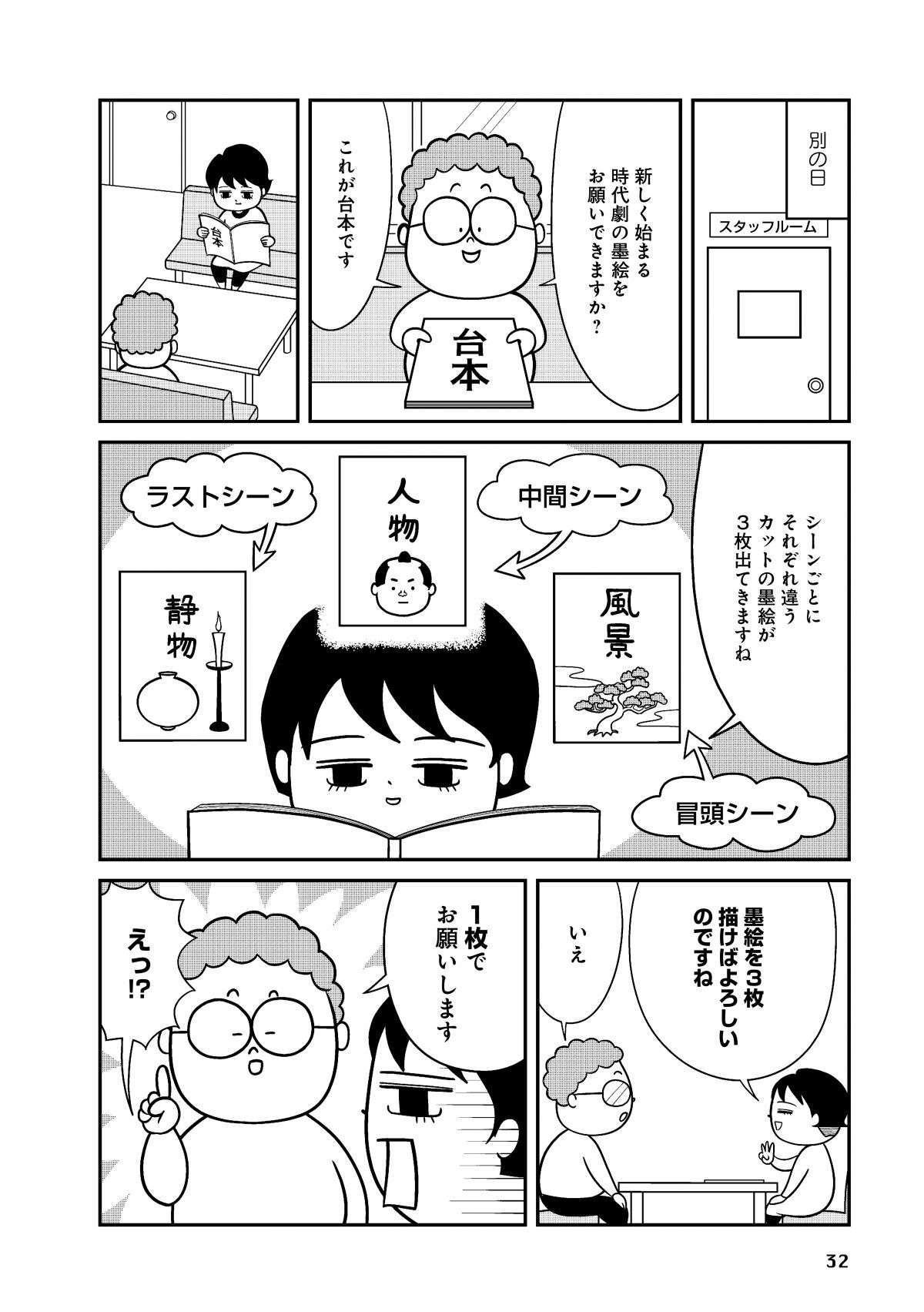 「3つの絵を1枚によろしく」使い方を聞いてみると...このケチ！／進め！イラストレーターin無茶振りテレビ業界 susume_illustrator6-1.jpg