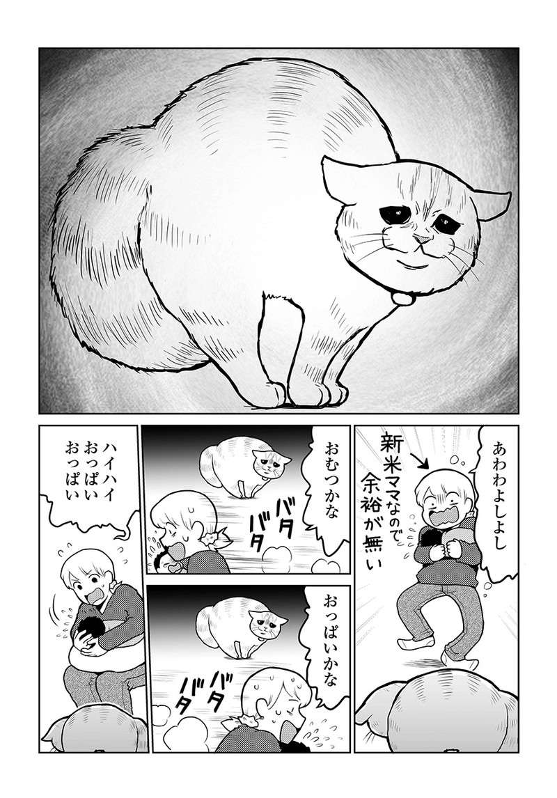 猫と赤ちゃんの初対面。母娘の様子を見ていた「猫の表情」が語るのは...／タレ目猫そむが可愛すぎるんじゃ～！ taremeneko16-03.jpg