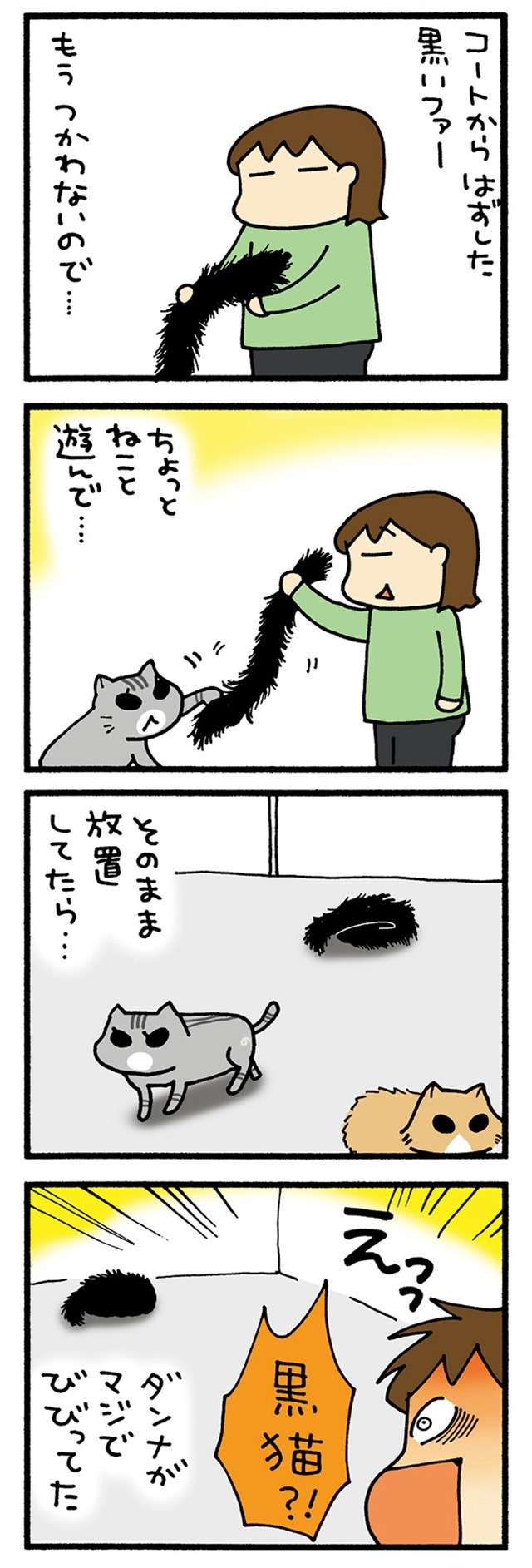 「ドMなのか？」猫と遊びたい犬。こんなに拒否されても...／うちの3ねこ uchinosanneko04_022_1.jpg