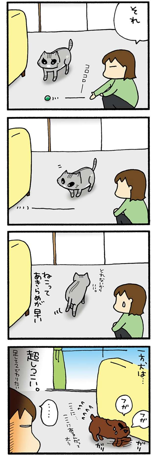 「猫のおなか」がタプタプして気持ちいい！ 見た目も性格もバラバラなうちの子の「共通点」／うちの3ねこ uchinosanneko3_006_1.jpg