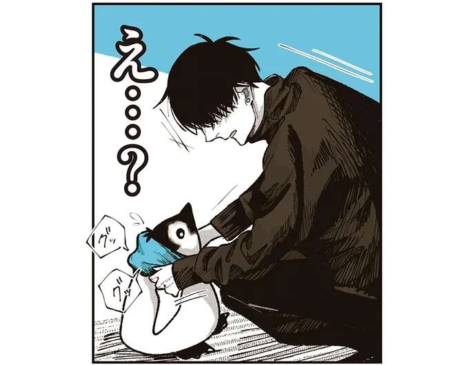 サイズを測ったのに。お出かけ用のハーネスが入らないぽっちゃりペンギン／ペンギン喫茶は今日も青天