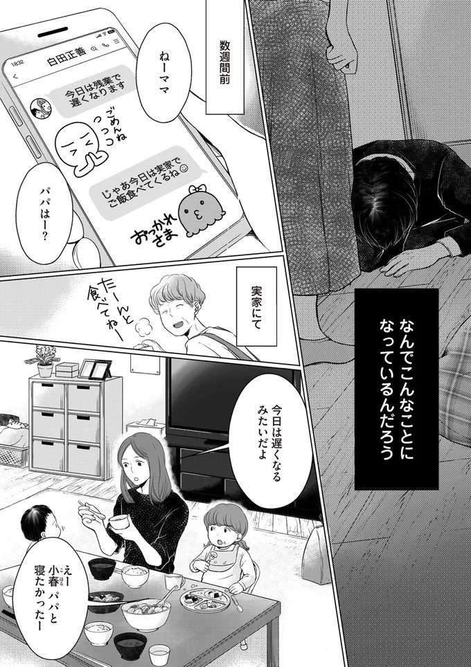 「なんでこんなことに...」どこから見ても順風満帆だった夫婦。なぜ妻は夫に土下座されているのか／浮気夫と3人の女たち uwakiotto1_3.jpeg