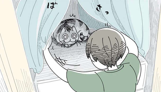 たまに発生する「猫とのイベント」。クローゼットを開けると中をジロジロ、しまいに...／夜は猫といっしょ5