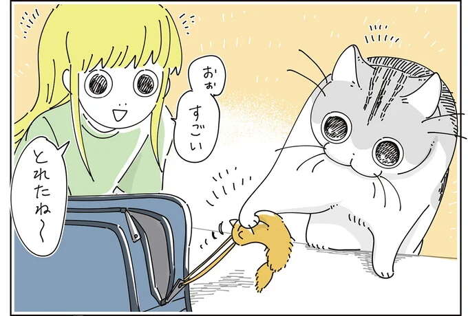 「いやダメだってば」。一生懸命な愛猫の姿に、つい流されそうに...／夜は猫といっしょ 7